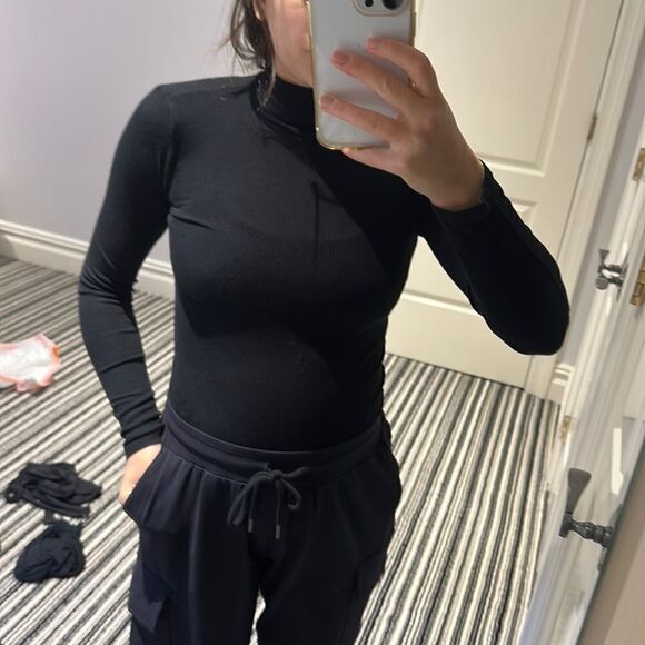 Philanthropy black turtleneck bodysuit - Picture 1 of 6